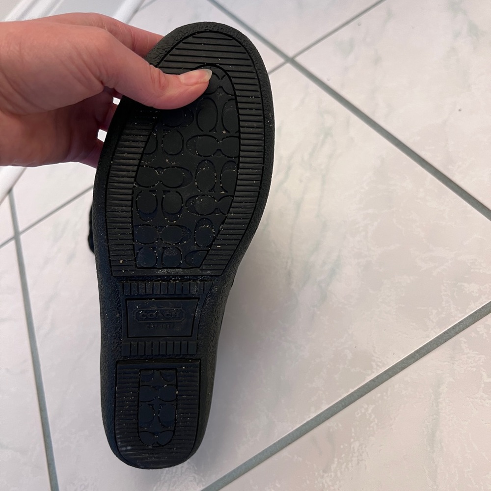 Coach Tanesha Suede Mid-Calf Boot Size 7.5B - Picture 8 of 13